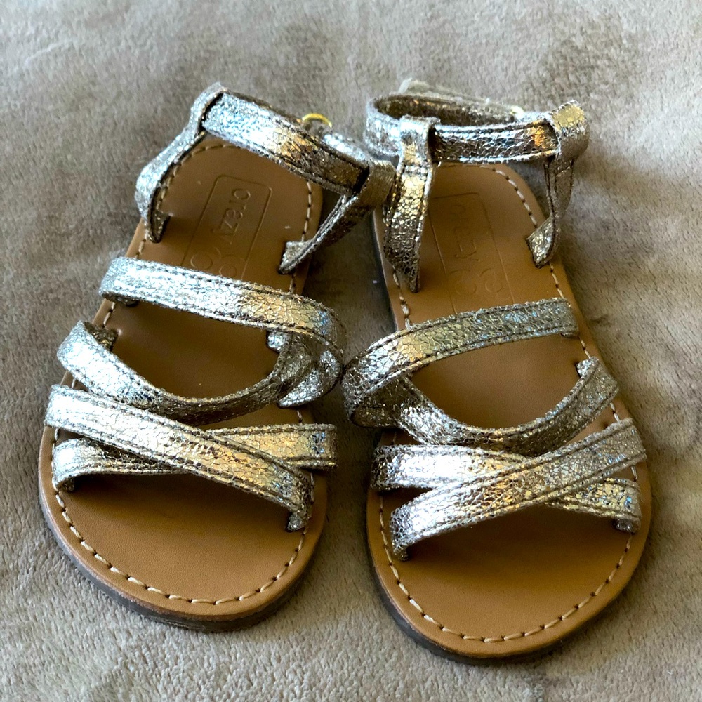 Crazy 8 Toddler Gold Sandals